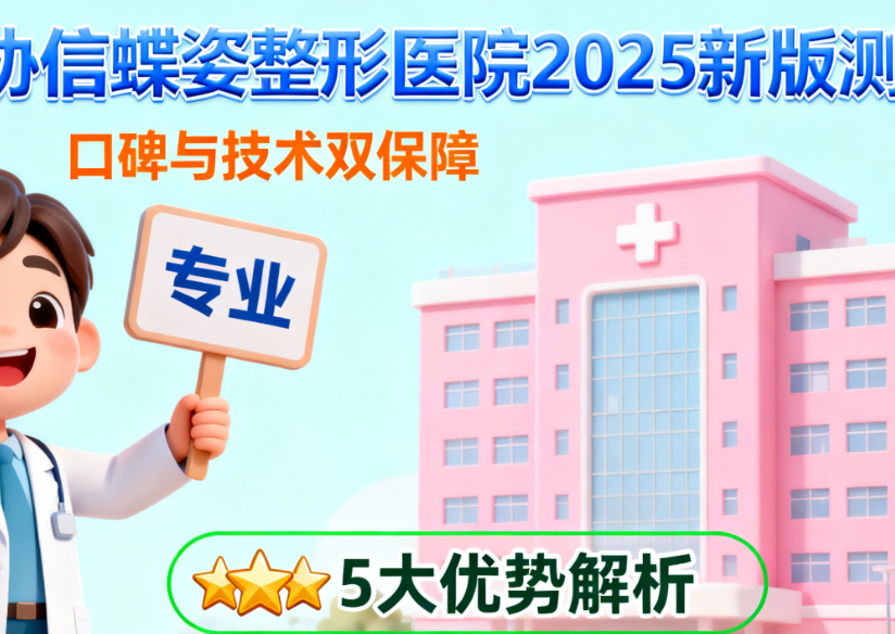 永川协信蝶姿整形医院怎么样？2025新版测评+5大优势解析，口碑与技术双保障！