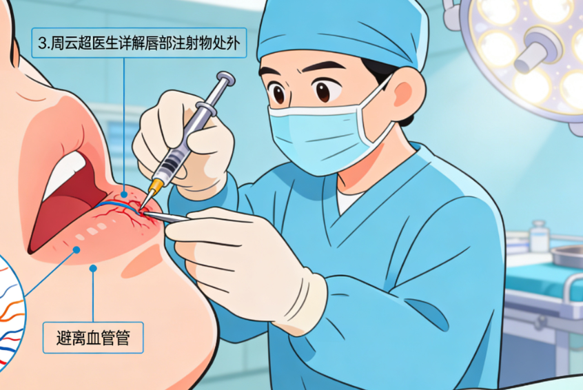 周云超医生详解唇部注射物取出全过程