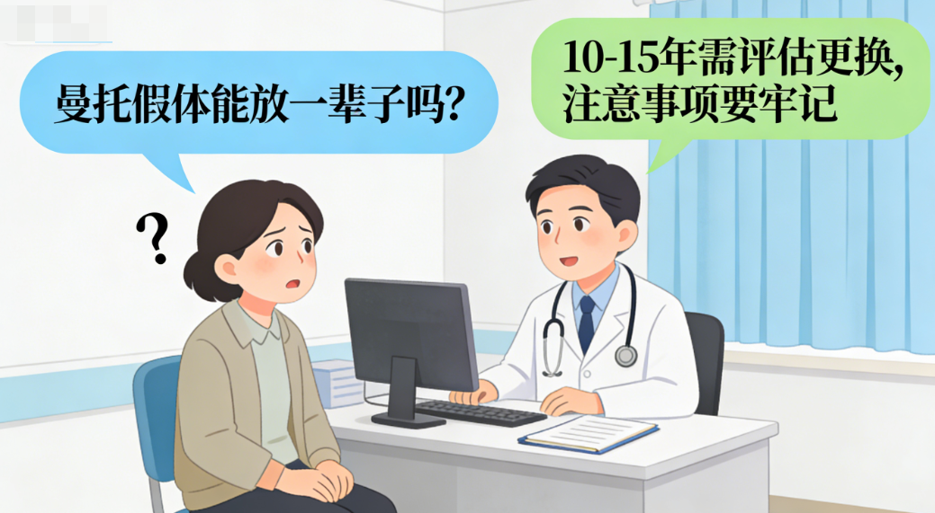 曼托假体能放一辈子吗