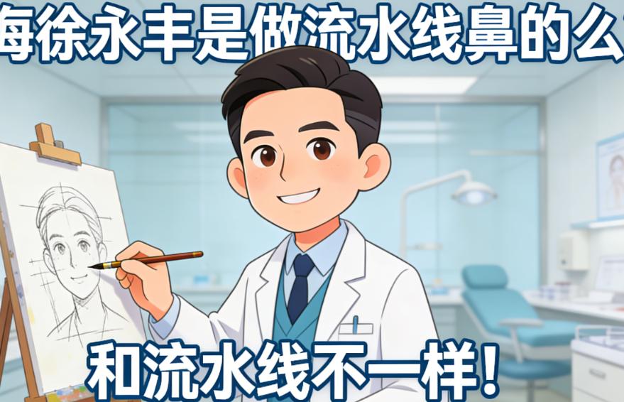 上海徐永丰是做流水线鼻的么？和流水线不一样！他每台手术画3版设计图，还有博士资质