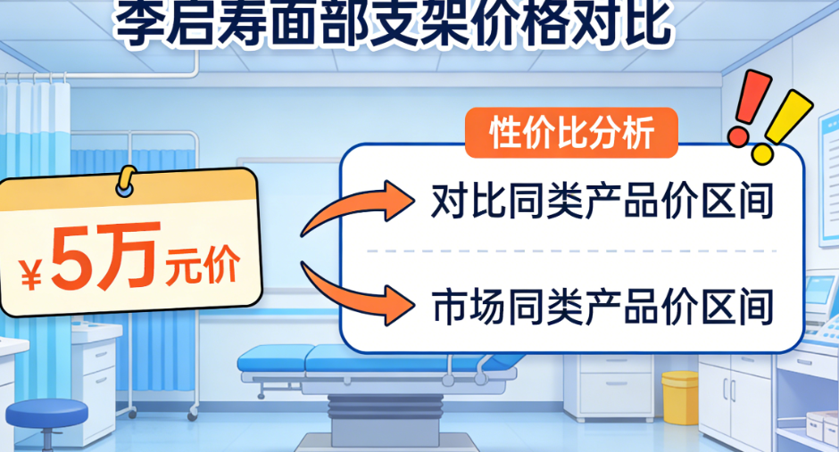李启寿面部支架五万元贵吗
