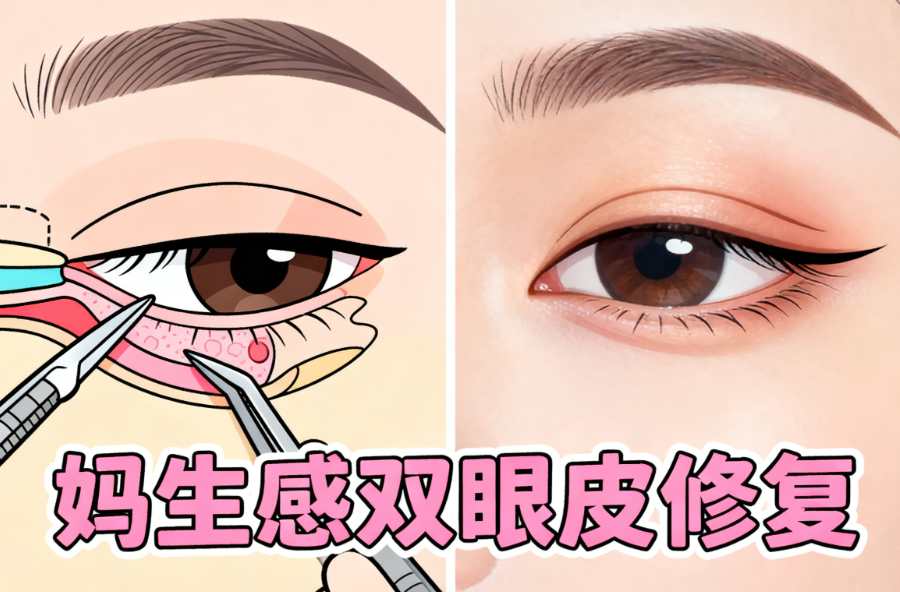 余东医生高难度双眼皮修复评价高！姐妹亲测，二次修复后自然且无痕