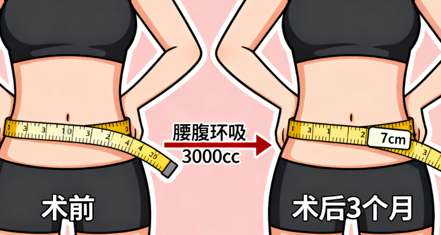 成都军大李政文医生吸脂技术如何?腰腹吸脂无凹凸!术后贴创可贴就能出门,上班族周三做周五回岗