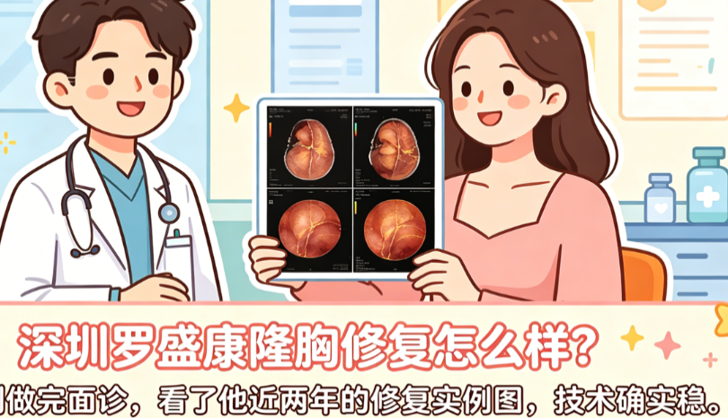 深圳罗盛康隆胸修复怎么样？上周刚做完面诊，看了他近两年的修复实例图，技术确实稳