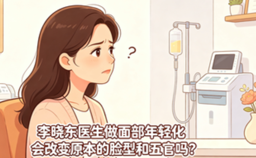李晓东医生做面部年轻化会改变原本的脸型和五官吗?不会,他只复位松弛组织回到年轻时位置,不削骨不改五官比例
