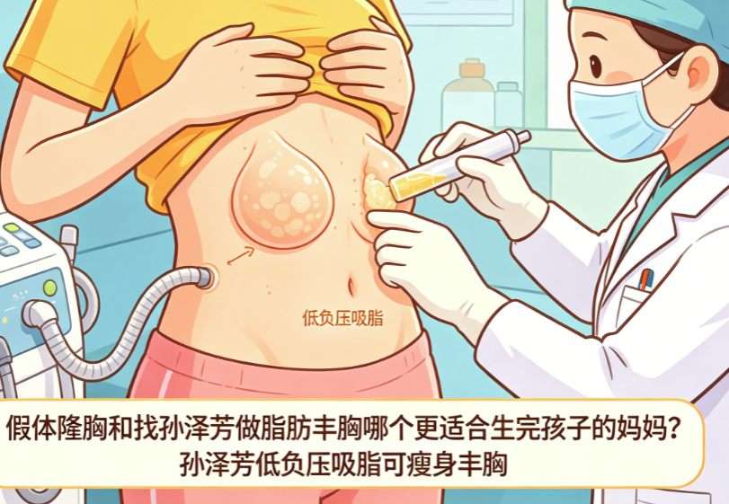 孙泽芳低负压吸脂丰胸:如何实现瘦身与丰胸两不误