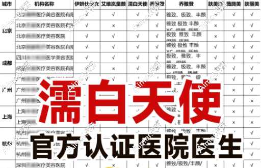 国内濡白天使授权医生 国内濡白天使授权医生