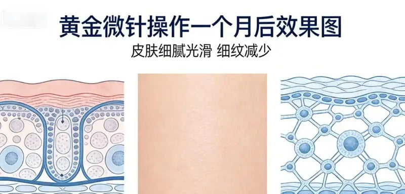 岳阳禾美荟医疗美容黄金微针祛痘怎么样?嘞做完出油少哒毛孔也细哒,美卫士上做过的人港的蛮准