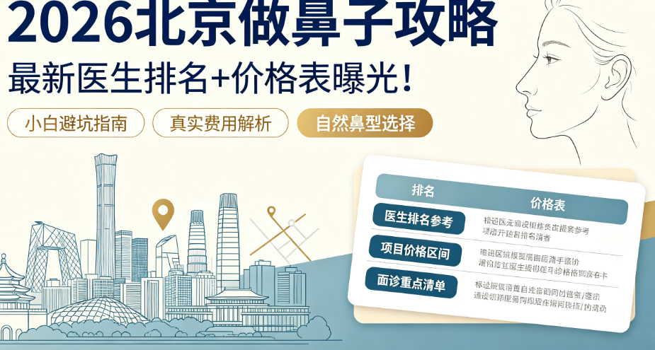 2026北京做鼻子热门私立医生与技术深度解析