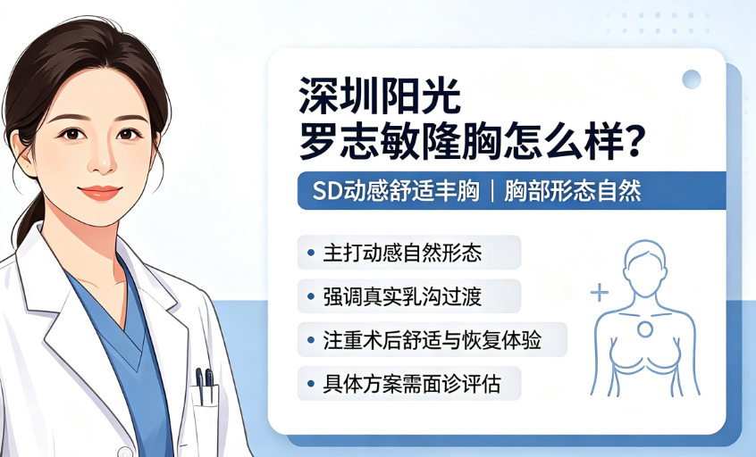 深圳阳光罗志敏隆胸怎么样?先看医生资质与技术特点