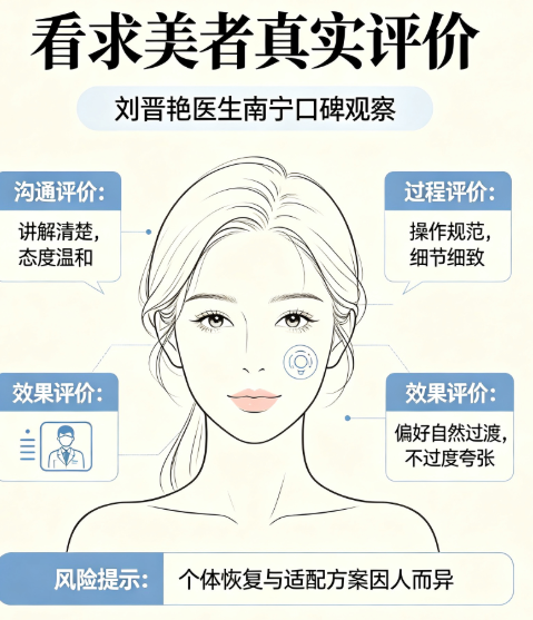 刘晋艳医生为什么在南宁注射微整领域有一定有名度