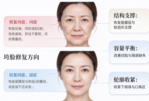 面吸垮脸修复的核心在